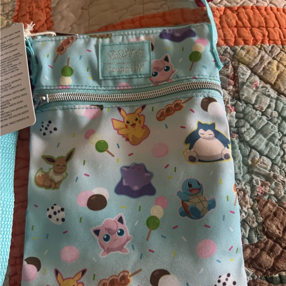 Pokemon Light Blue Kids Crossbody Bag